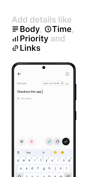 Published Simple Task app screenshot